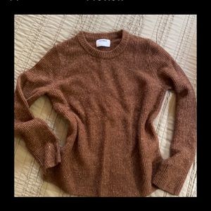 ON brown marl knit sweater